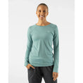 Load image into Gallery viewer, Rabbit-Women's Rabbit EZ Tee LS-Oil Teal-Pacers Running