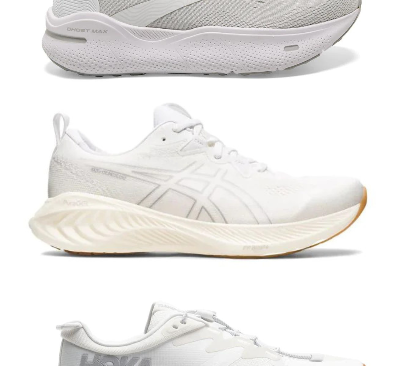All-White Running Shoe Options for both Men and Women
