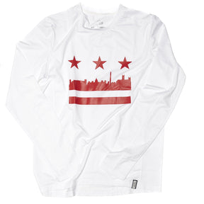 Pacers Running-2:02 DC Flag Long Sleeve-White/Red-Pacers Running