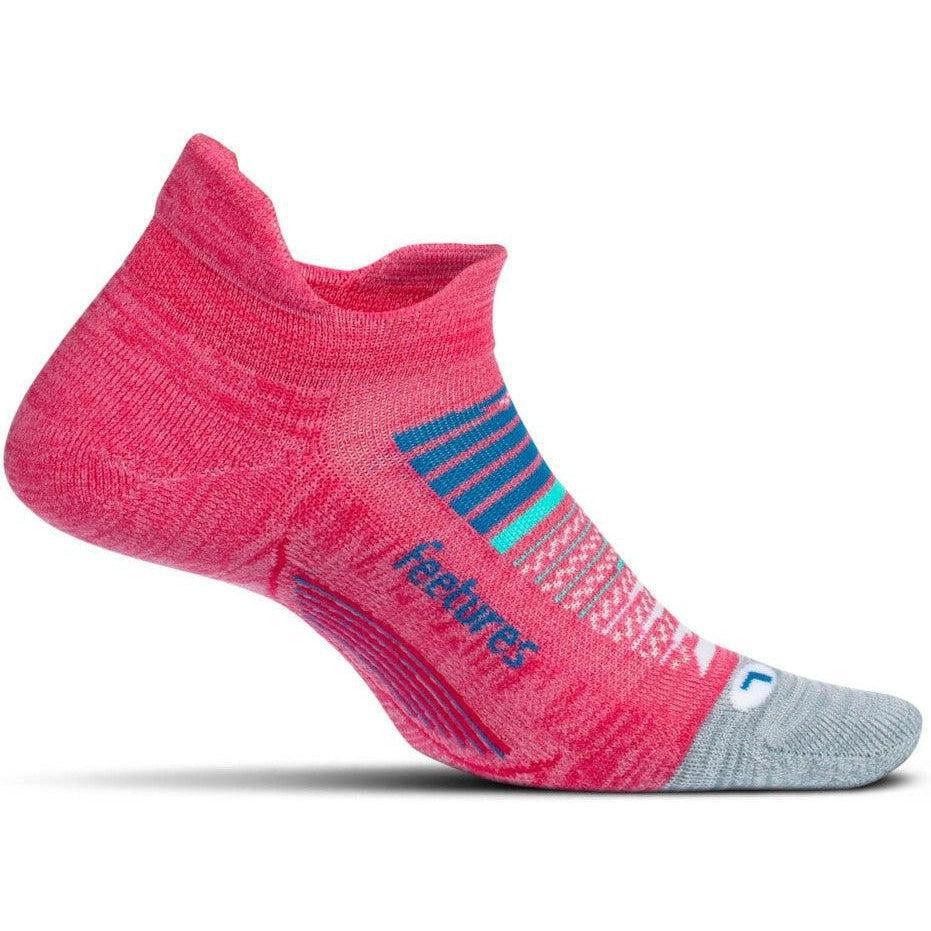 Feetures-Feetures Elite Light Cushion No Show Tab-Quasar Pink-Pacers Running
