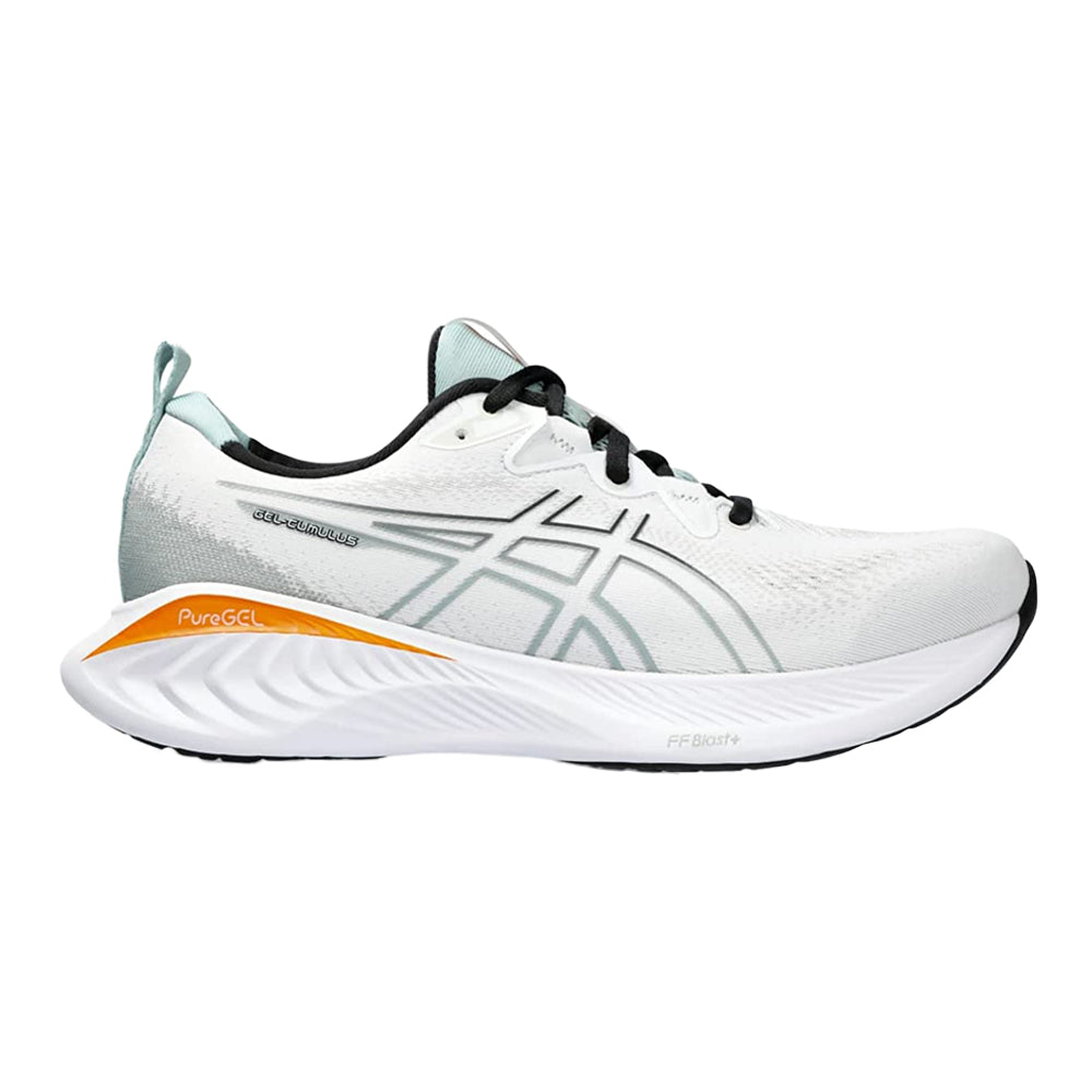 ASICS-Men's ASICS GEL-Cumulus 25-White/Black-Pacers Running