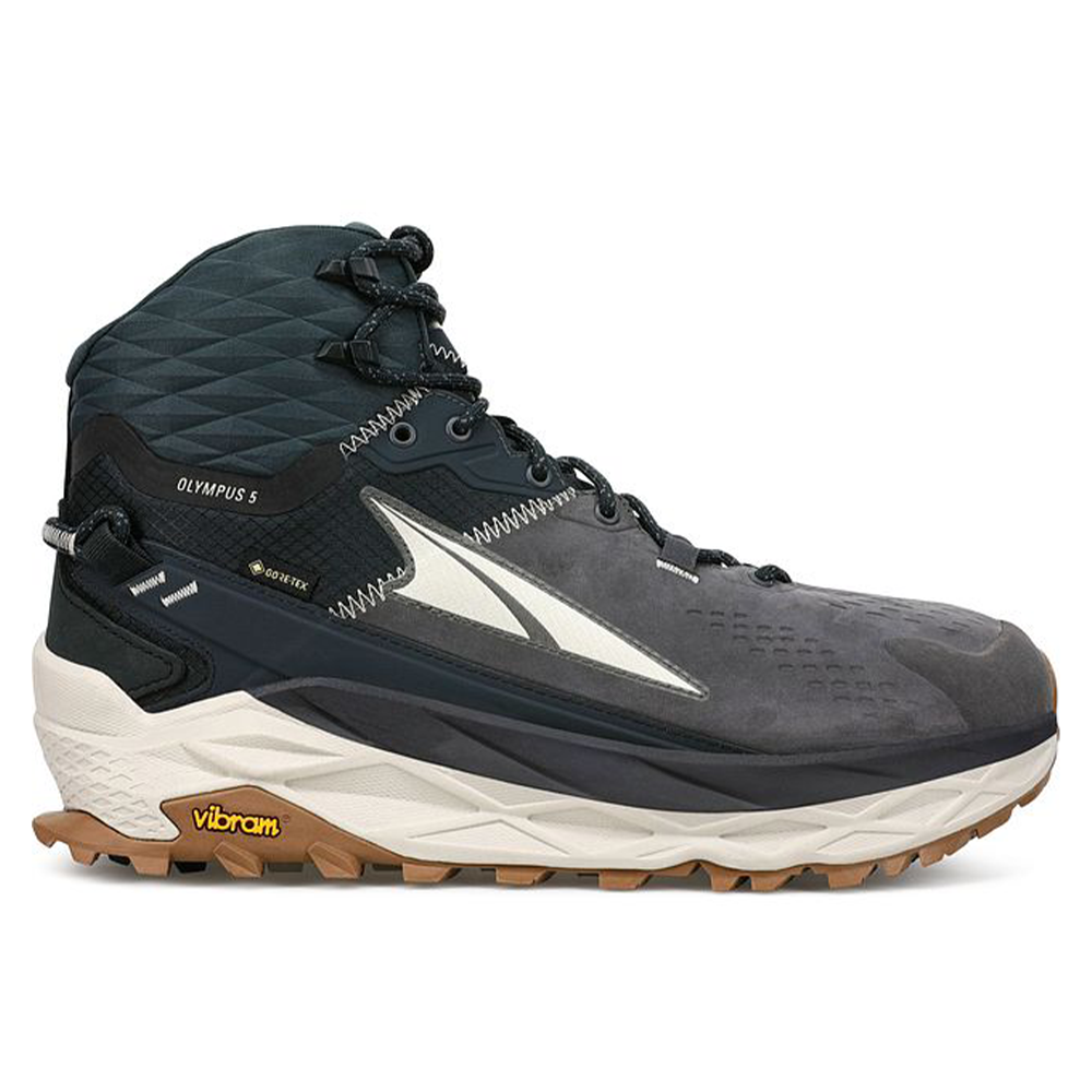Altra-Men's Altra Olympus 5 Hike Mid GTX-Black/Gray-Pacers Running