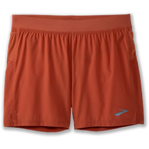 Brooks-Men's Brooks Sherpa 5" Short-Red Clay-Pacers Running