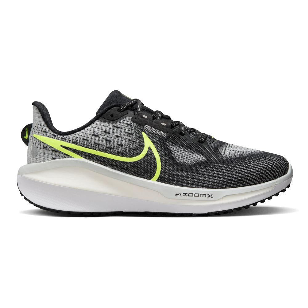 Nike-Men's Nike Vomero 17-Black/Volt-Lt Smoke Grey-White-Pacers Running