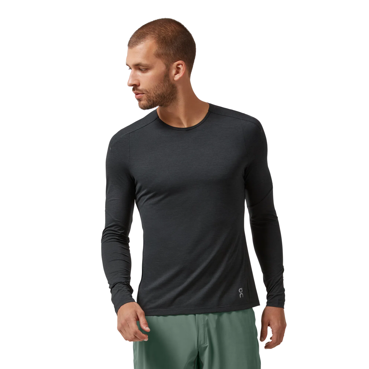 On-Men's On Performance Long-T-Black-Pacers Running