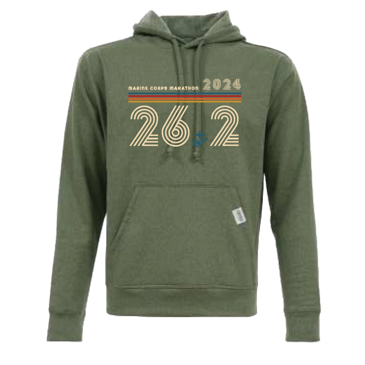 Men's Recover 2024 MCM Pullover Hoodie Retro 26.2