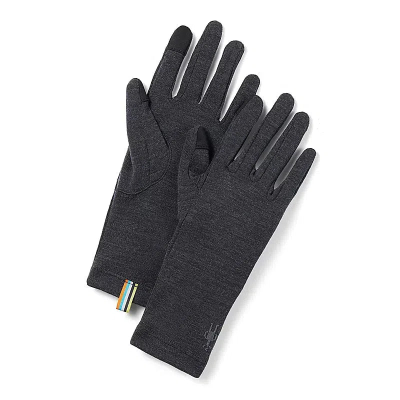 Smartwool-Smartwool Thermal Merino Glove-Charcoal Heather-Pacers Running