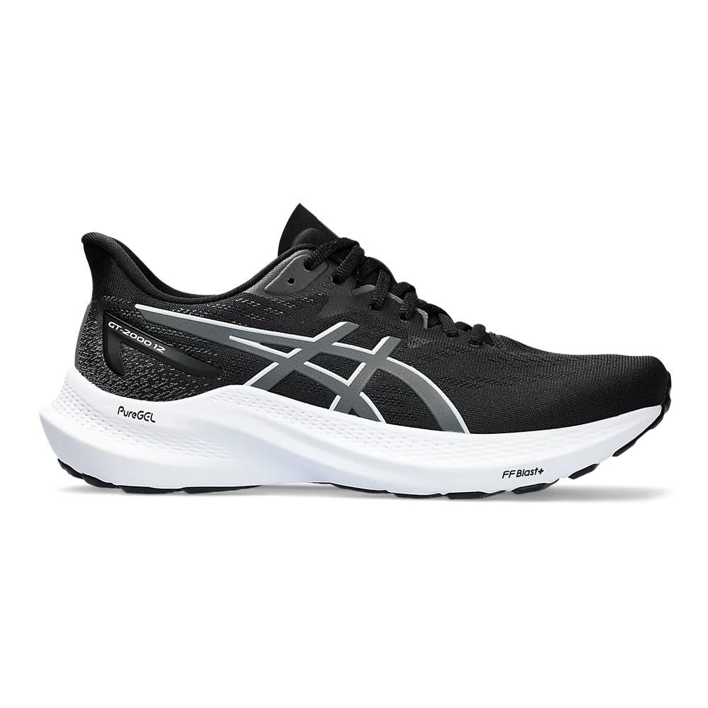 ASICS-Women's ASICS GT-2000 12-Black/Carrier Grey-Pacers Running