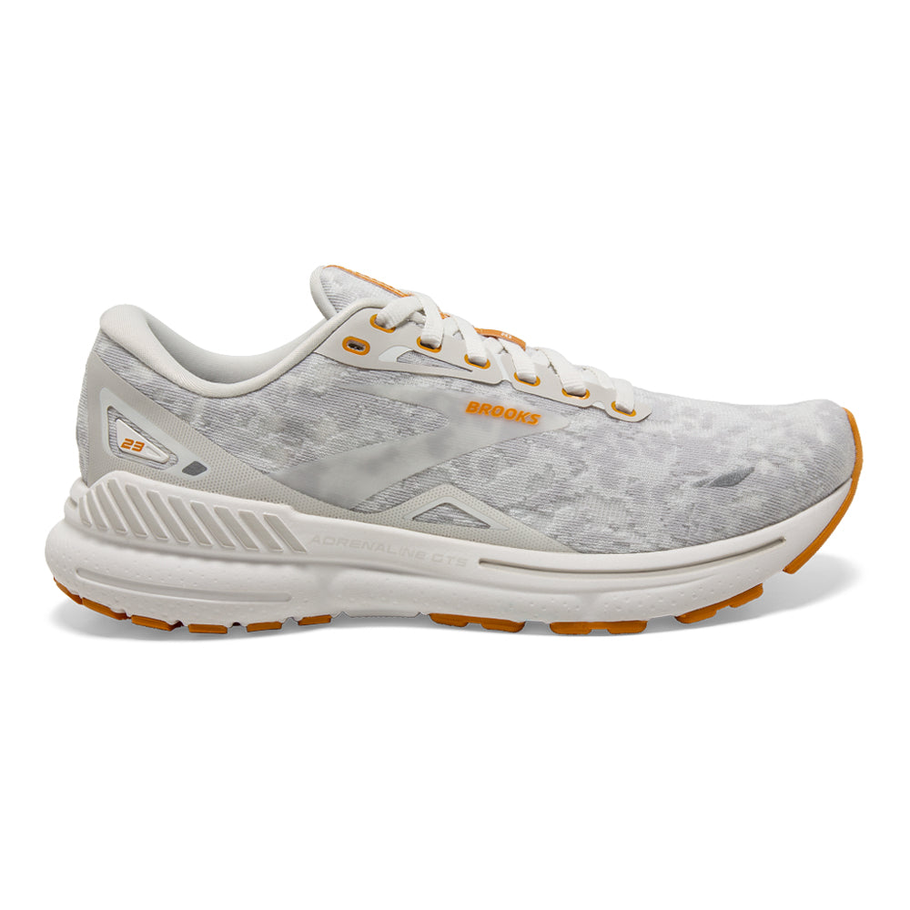 Brooks-Women's Brooks Adrenaline GTS 23-Blanc/Gray/Sunflower-Pacers Running