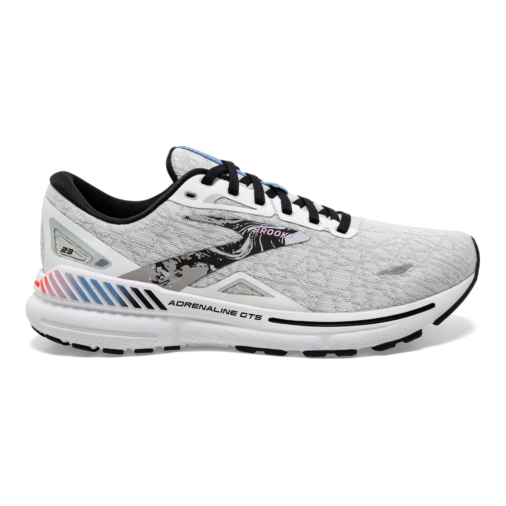 Brooks-Women's Brooks Adrenaline GTS 23-White/Black/Orchid Bouquet-Pacers Running