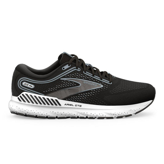Women's Brooks Ariel GTS 23, Black/Grey/White, 7.5 B Medium