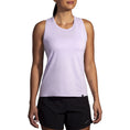 Load image into Gallery viewer, Brooks-Women's Brooks Luxe Tank-Heater Light Purple-Pacers Running
