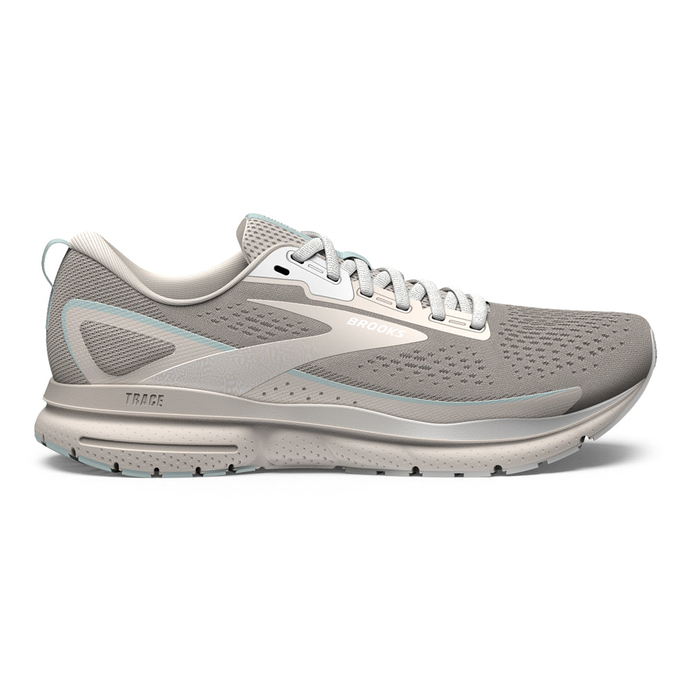 Brooks-Women's Brooks Trace 3-Crystal Grey/Blue Glass/White-Pacers Running