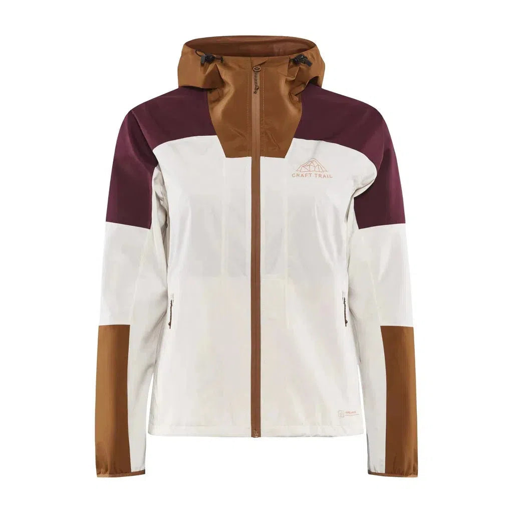 Craft-Women's Craft PRO Trail Hydro Jacket-Tofu-Roots-Pacers Running