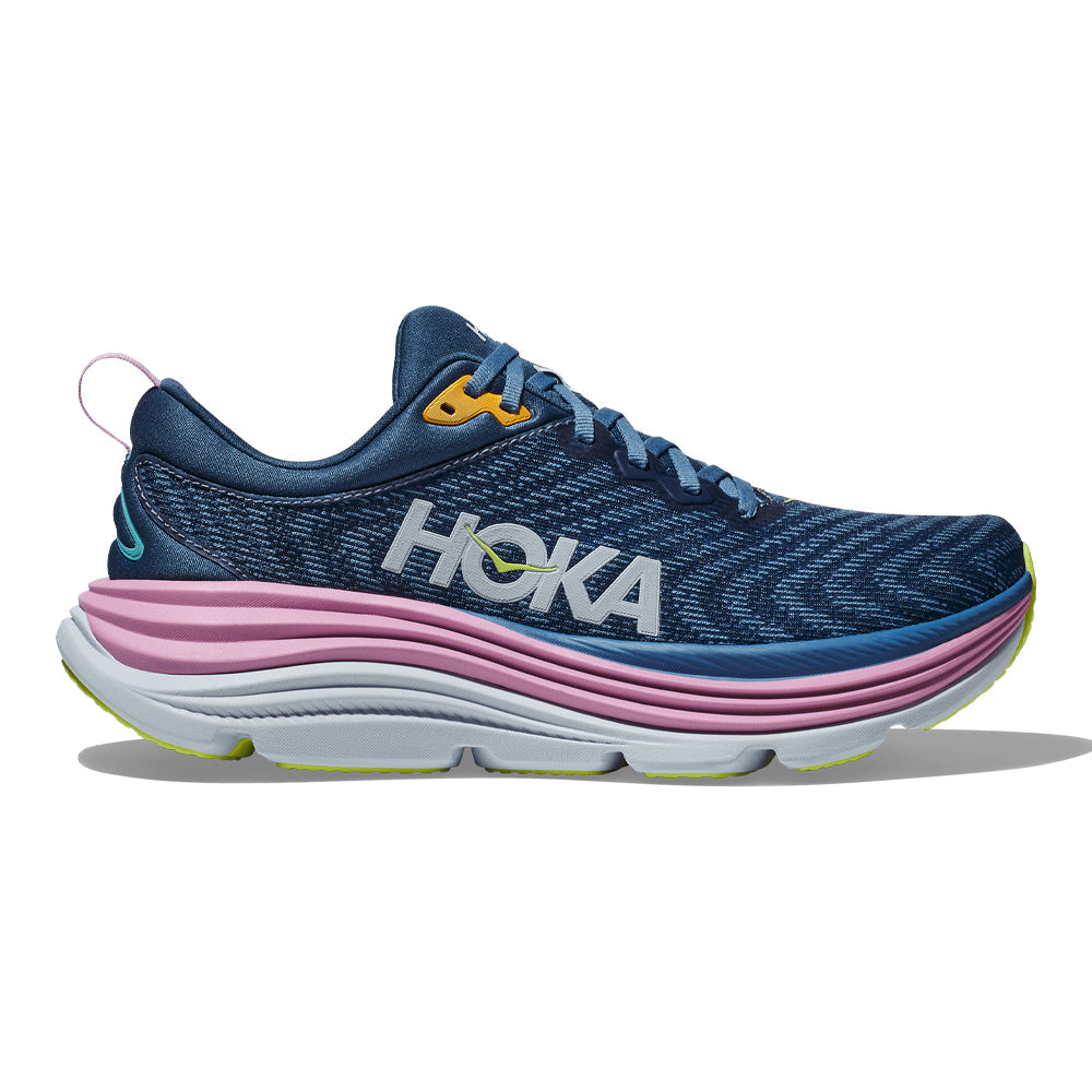 HOKA ONE ONE-Women's HOKA ONE ONE Gaviota 5-Real Teal/Shadow-Pacers Running