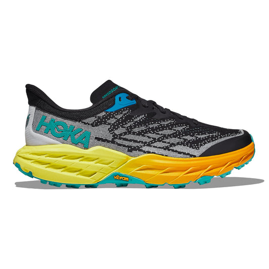 HOKA ONE ONE-Women's HOKA ONE ONE Speedgoat 5-Black/Evening Primrose-Pacers Running