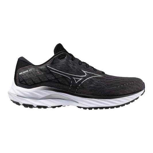 Mizuno-Women's Mizuno Wave Inspire 20-Ebony-White-Pacers Running