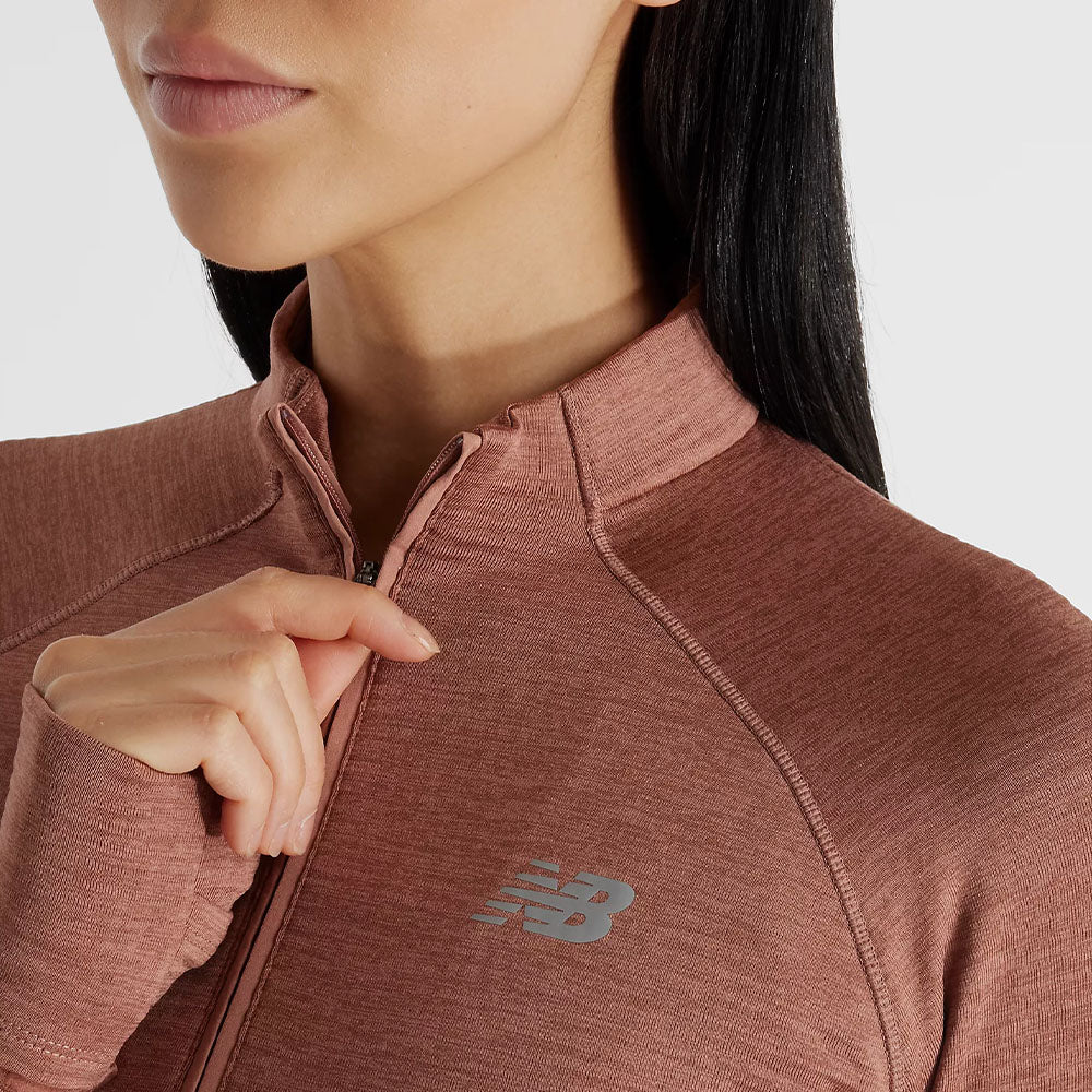 Women's New Balance Athletics Heat Grid Half Zip