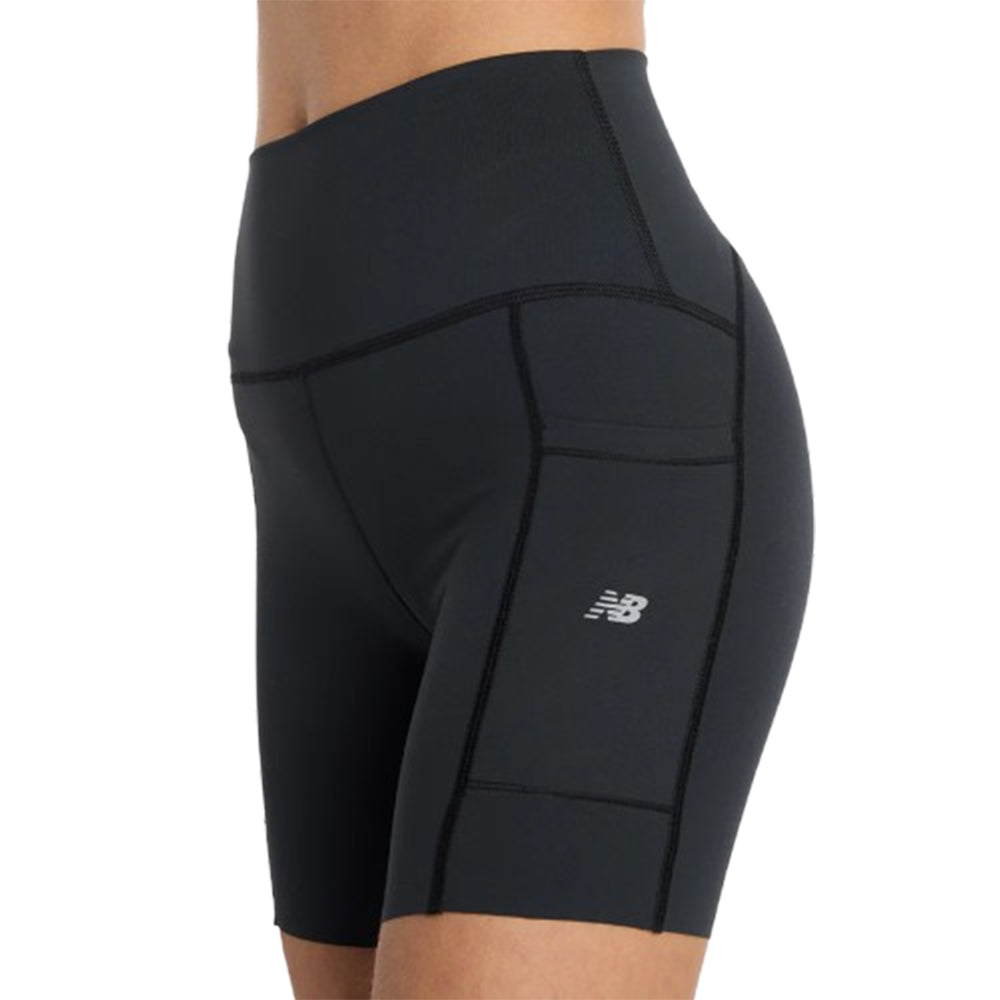 Women's New Balance NB Sleek Pocket High Rise Short 6