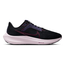 Nike-Women's Nike Pegasus 40-Black/Night Maroon-Purple Ink-Pearl Pink-Pacers Running