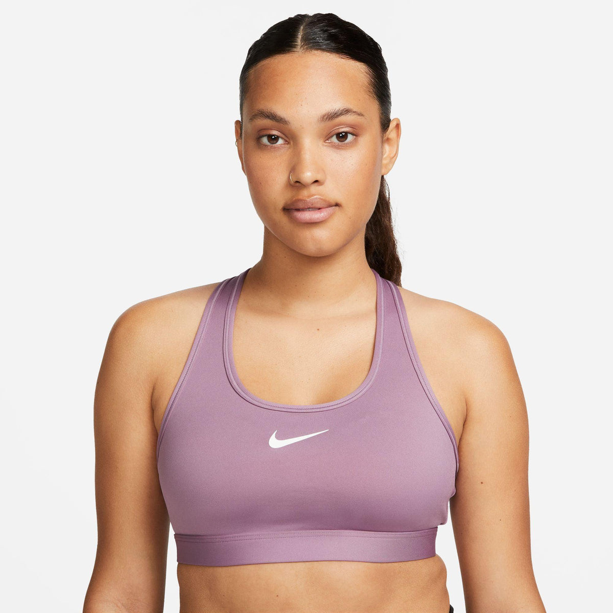 Nike-Women's Nike Swoosh Medium Support-Violet Dust/White-Pacers Running