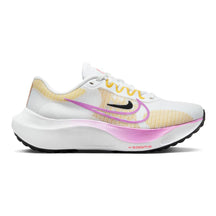 Nike-Women's Nike Zoom Fly 5-White/Rush Fuchsia-Vivid Sulfur-Pacers Running