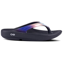 OOFOS-Women's OOFOS Oolala Luxe Thong-Black/Calypso-Pacers Running