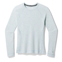 Smartwool-Women's Smartwool Classic Thermal Merino Base Layer Crew-Winter Sky Heather-Pacers Running