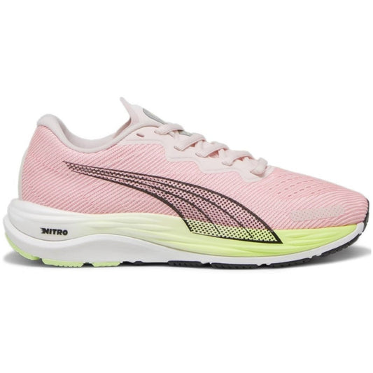 Women's Puma Velocity Nitro 2, Frosty Pink/Speed Green, 10.5 B Medium