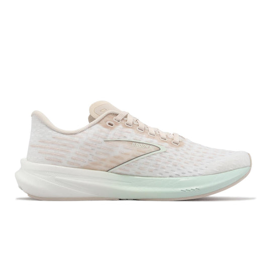 Women's Brooks Hyperion, Crystal Grey/Blue Glass/White, 7 B Medium