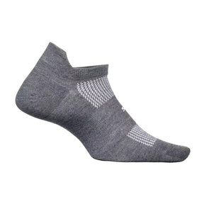 Feetures-Feetures High Performance Ultra Light No Show Tab-Heather Gray-Pacers Running
