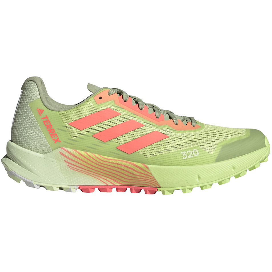 Adidas-Men's Adidas Terrex Agravic Flow 2-Pulse Lime/Turbo/White-Pacers Running