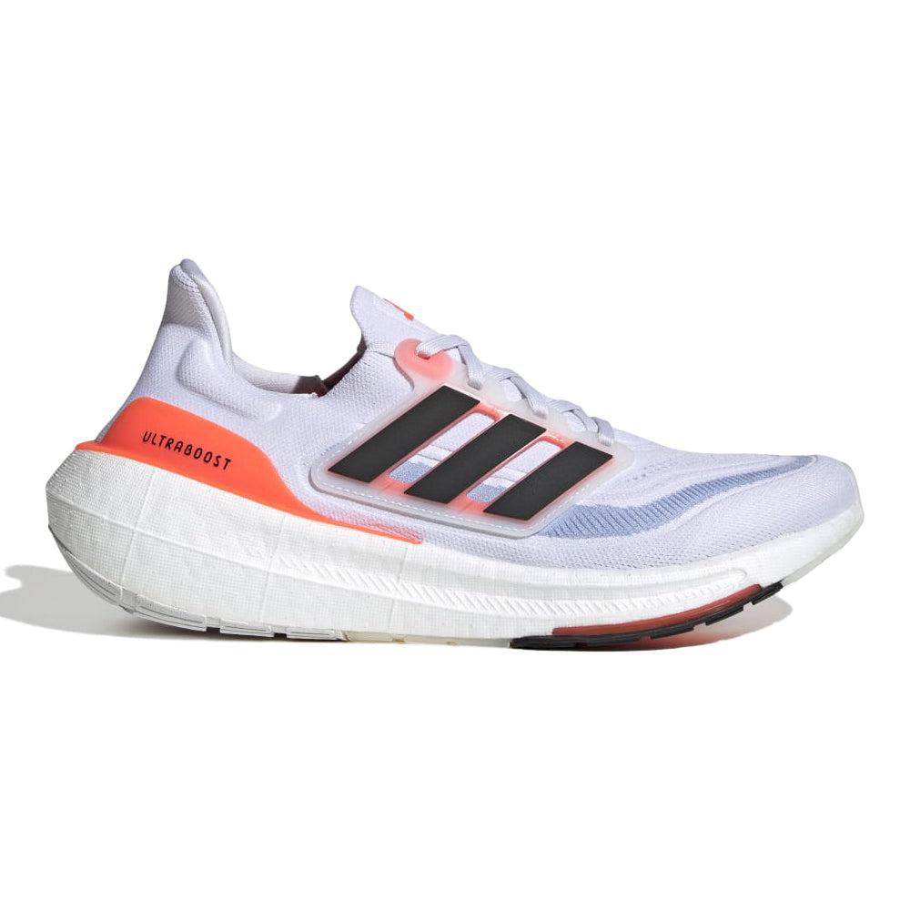 Adidas-Men's Adidas Ultraboost Light-Cloud White/Core Black/Solar Red-Pacers Running