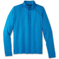 Load image into Gallery viewer, Brooks-Men's Brooks Dash 1/2 Zip-Heather Electric Blue-Pacers Running
