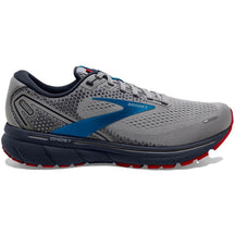 Brooks-Men's Brooks Ghost 14-Grey/Blue/Red-Pacers Running