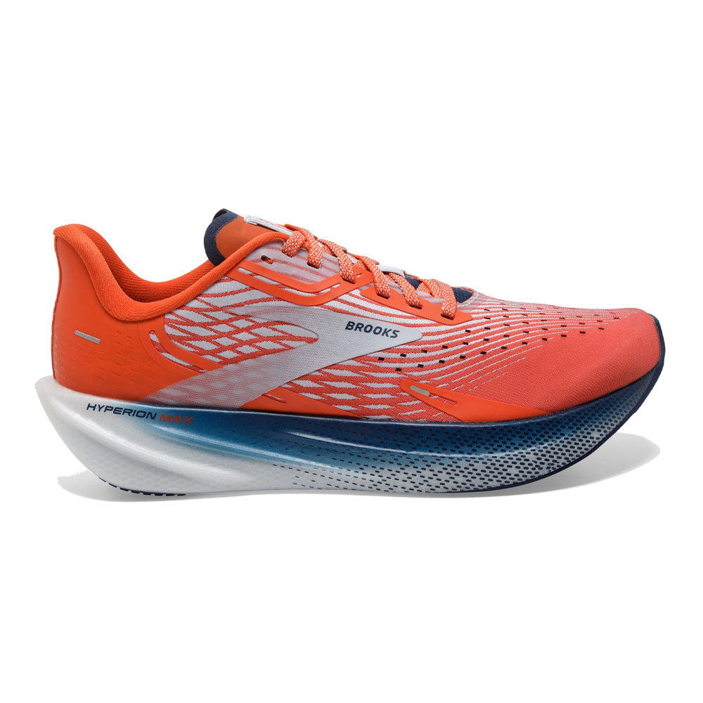 Brooks-Men's Brooks Hyperion Max-Cherry Tomato/Arctic Ice/Titan-Pacers Running