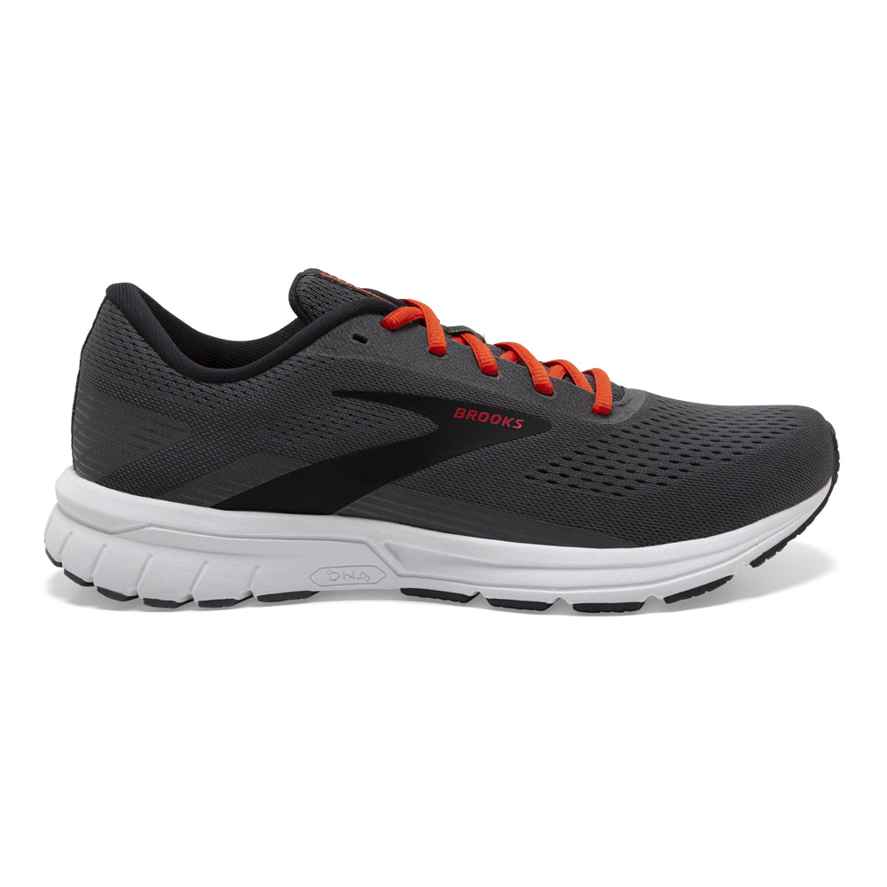 Brooks-Men's Brooks Signal 3-Blackened Pearl/Black/Red Clay-Pacers Running