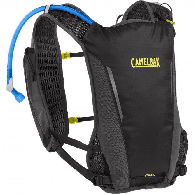Camelbak-Men's Camelbak Circuit Run Vest-Black/Safety Yellow-Pacers Running