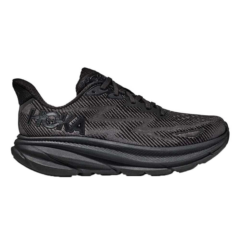 HOKA ONE ONE-Men's HOKA ONE ONE Clifton 9-Black/Black-Pacers Running