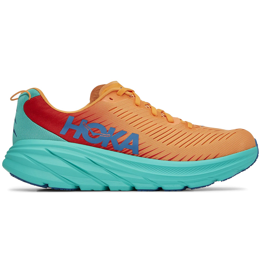 HOKA ONE ONE-Men's HOKA ONE ONE Rincon 3-Blazing Orange/Fiesta-Pacers Running