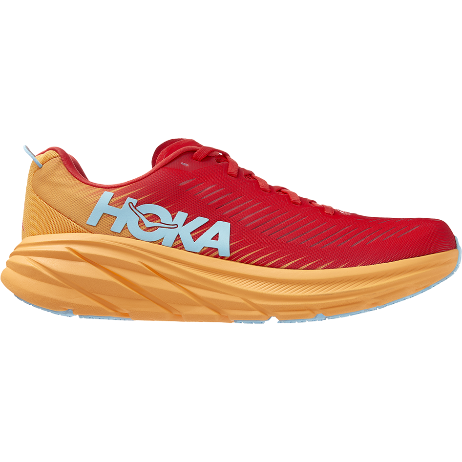 HOKA ONE ONE-Men's HOKA ONE ONE Rincon 3-Fiesta/Amber Yellow-Pacers Running