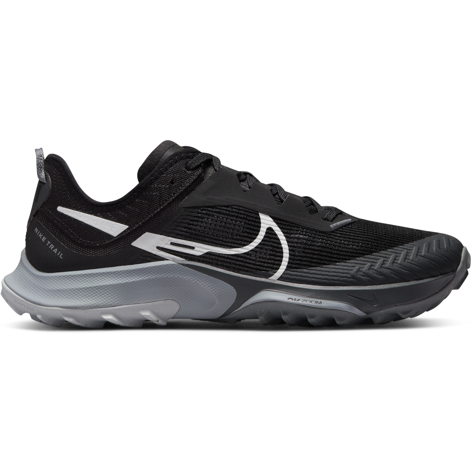 Nike-Men's Nike Air Zoom Terra Kiger 8-Black/Pure Platinum-Anthracite-Wolf Grey-Pacers Running