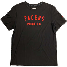 Pacers Running-Men's Pacers Running Short Sleeve-Pure Black/Red Screen-Pacers Running