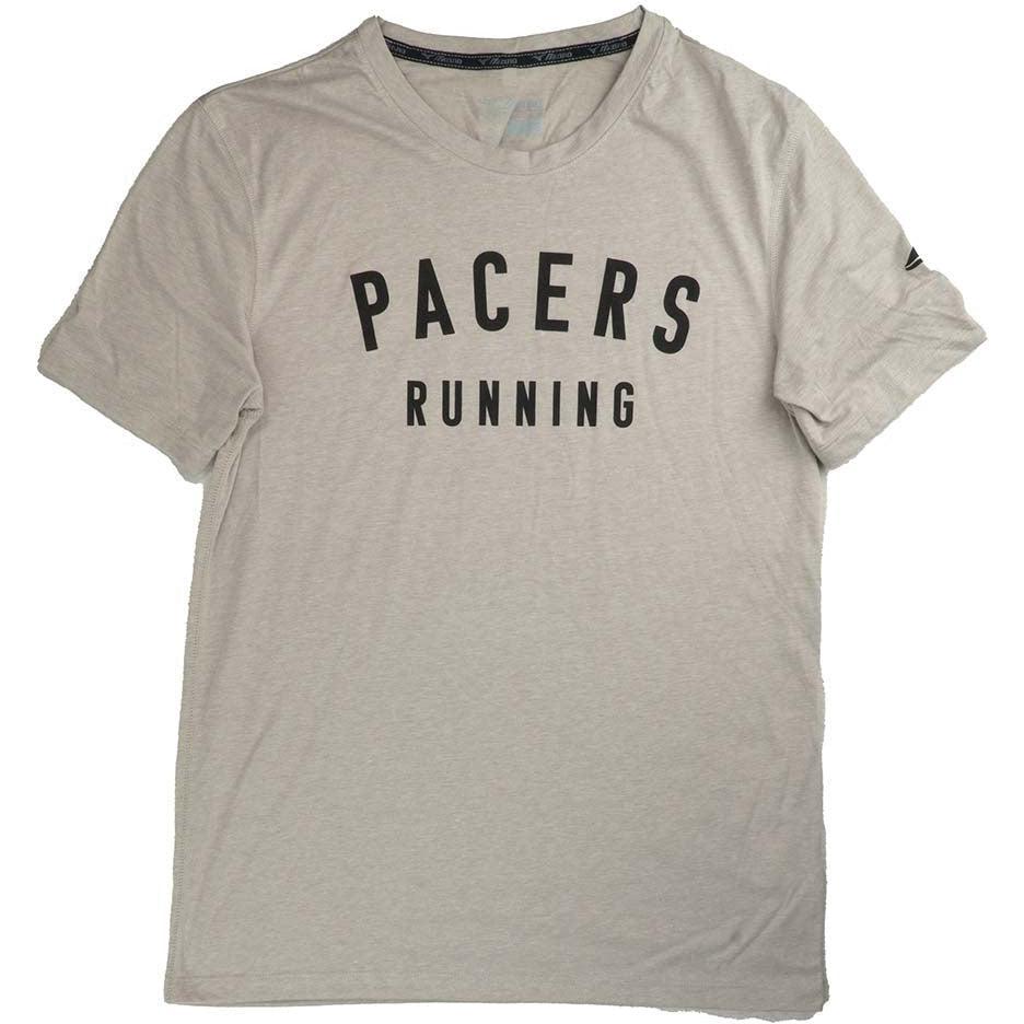 Pacers Running-Men's Pacers Running Short Sleeve-Vintage Khaki/Black Screen-Pacers Running