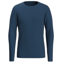 Smartwool-Men's Smartwool All-Season Plant-Based Dye Merino Base Layer Long Sleeve-Indigo Blue-Pacers Running