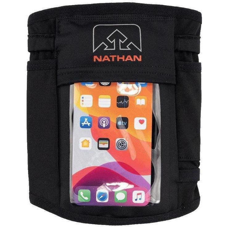 Nathan-Nathan Vista Smartphone Arm Sleeve Carrier-Nathan Vista Smartphone Arm Sleeve Carrier Black-Pacers Running