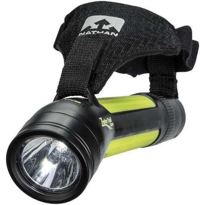 Nathan-Nathan Zephyr Fire 200 R Trail Hand Torch-Nathan Zephyr Fire 200 R Trail Hand Torch Black/Safety Yellow-Pacers Running