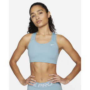 Nike-Nike Swoosh Sports Bra-Worn Blue/White-Pacers Running