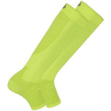 OS1st-OS1st FS6+ Plantar Fasciitis Performance Foot and Calf Sleeves-Reflector Yellow-Pacers Running