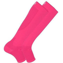 OS1st-OS1st FS6+ Plantar Fasciitis Performance Foot and Calf Sleeves-Pink Fusion-Pacers Running